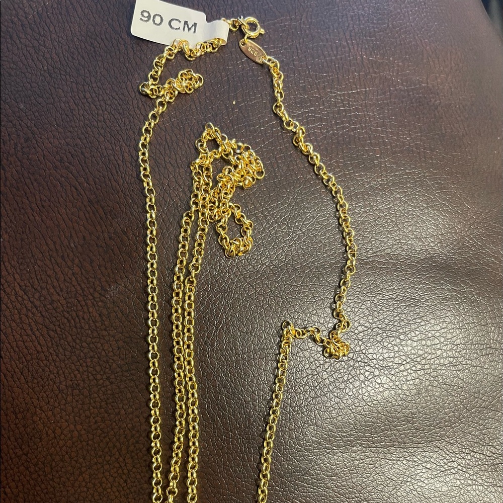 Chain Sterling Silver S925 and gold plated